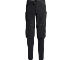 Pyöräilyhousut Vaude Virt II Softshell Pants Men Black/Black
